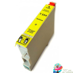 CARTUCCIA COMPATIBILE PER EPSON T0554 YELLOW