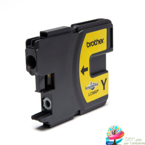 Cartuccia compatibile per Brother LC38 LC61 LC980 LC1100 Yellow
