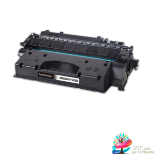 Toner rigenerato compatibile per Hp CE505X Canon 719H 6.5k