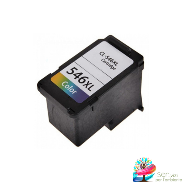 Cartuccia rigenerata ad inchiostro per Canon CL546 XL 8288B001 Colore CLI 546