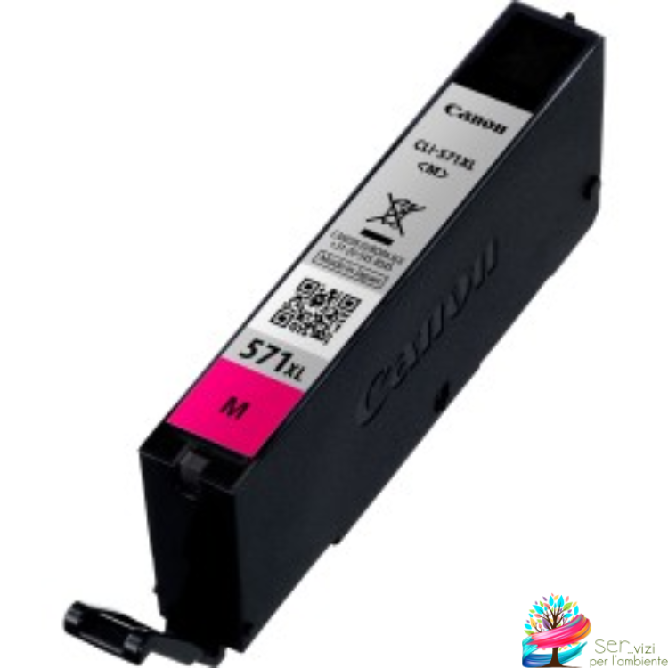 Cartuccia con Inchiostro Alimentare per Stampante Cialde Ostie EI CLI571 Magenta