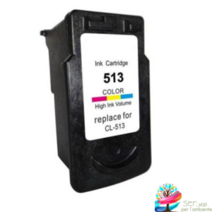 Cartuccia rigenerata ad inchiostro per Canon CL511 CL513 Colore Alta capacitÃ 