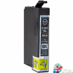 Cartuccia compatibile per Epson T1811 Black