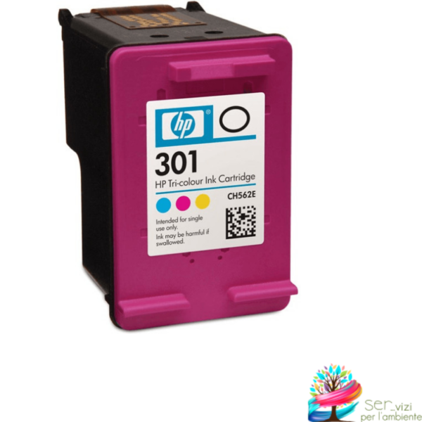 Cartuccia rigenerata ad inchiostro per Hp 301 XL CH564EE Color