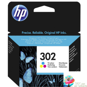 Cartuccia Originale ad inchiostro per Hp 302 Color F6U65AE