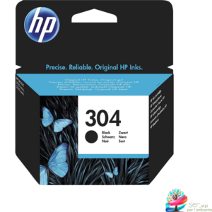 Cartuccia Originale ad Inchiostro per Hp 304 Black N9K06AE
