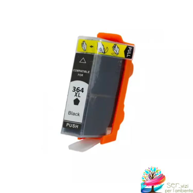 Cartuccia compatibile ad inchiostro per plotter Hp 364 XL Yellow