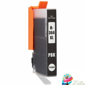 Cartuccia compatibile ad inchiostro per plotter Hp 364 XL Black