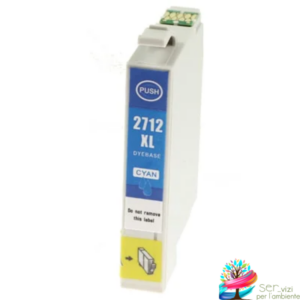 Cartuccia compatibile per Epson T2712 27XL Cyan
